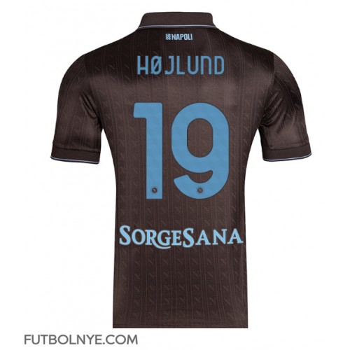 Camiseta SSC Napoli Rasmus Hojlund #19 Tercera Equipación 2025-26 manga corta